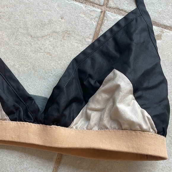 Chic VPL swimwear Small adjustable bikini bra top Colorblock jewel tones - Picture 2 of 5